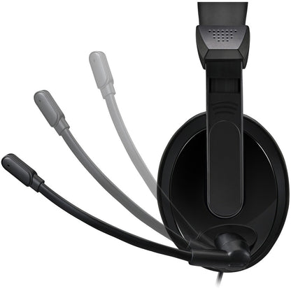 Alternate-Image3 Image for Adesso Xtream H5U - USB Stereo Headset with Microphone - Noise Cancelling - Wired- Lightweight
