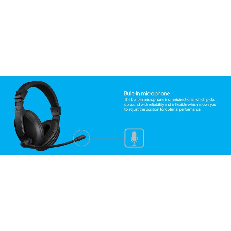 Alternate-Image4 Image for Adesso Xtream H5U - USB Stereo Headset with Microphone - Noise Cancelling - Wired- Lightweight