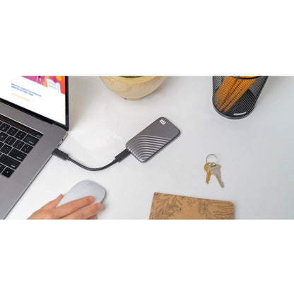 Alternate-Image7 Image for WD My Passport WDBAGF0010BGY-WESN 1 TB Portable Solid State Drive - External - Space Gray