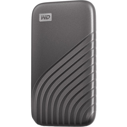 Alternate-Image1 Image for WD My Passport WDBAGF0010BGY-WESN 1 TB Portable Solid State Drive - External - Space Gray