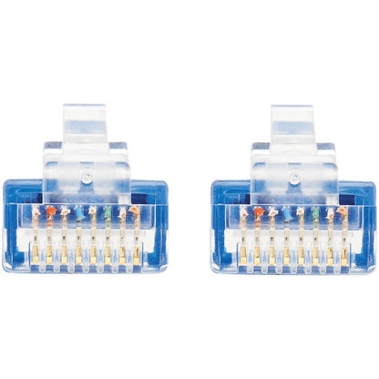 Alternate-Image2 Image for Eaton Tripp Lite Series Cat6 Gigabit Molded Ultra-Slim UTP Ethernet Cable (RJ45 M/M), Blue, 1 ft. (0.31 m)