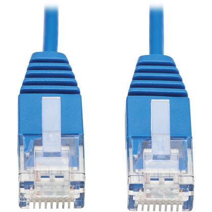 Main Image for Eaton Tripp Lite Series Cat6 Gigabit Molded Ultra-Slim UTP Ethernet Cable (RJ45 M/M), Blue, 1 ft. (0.31 m)