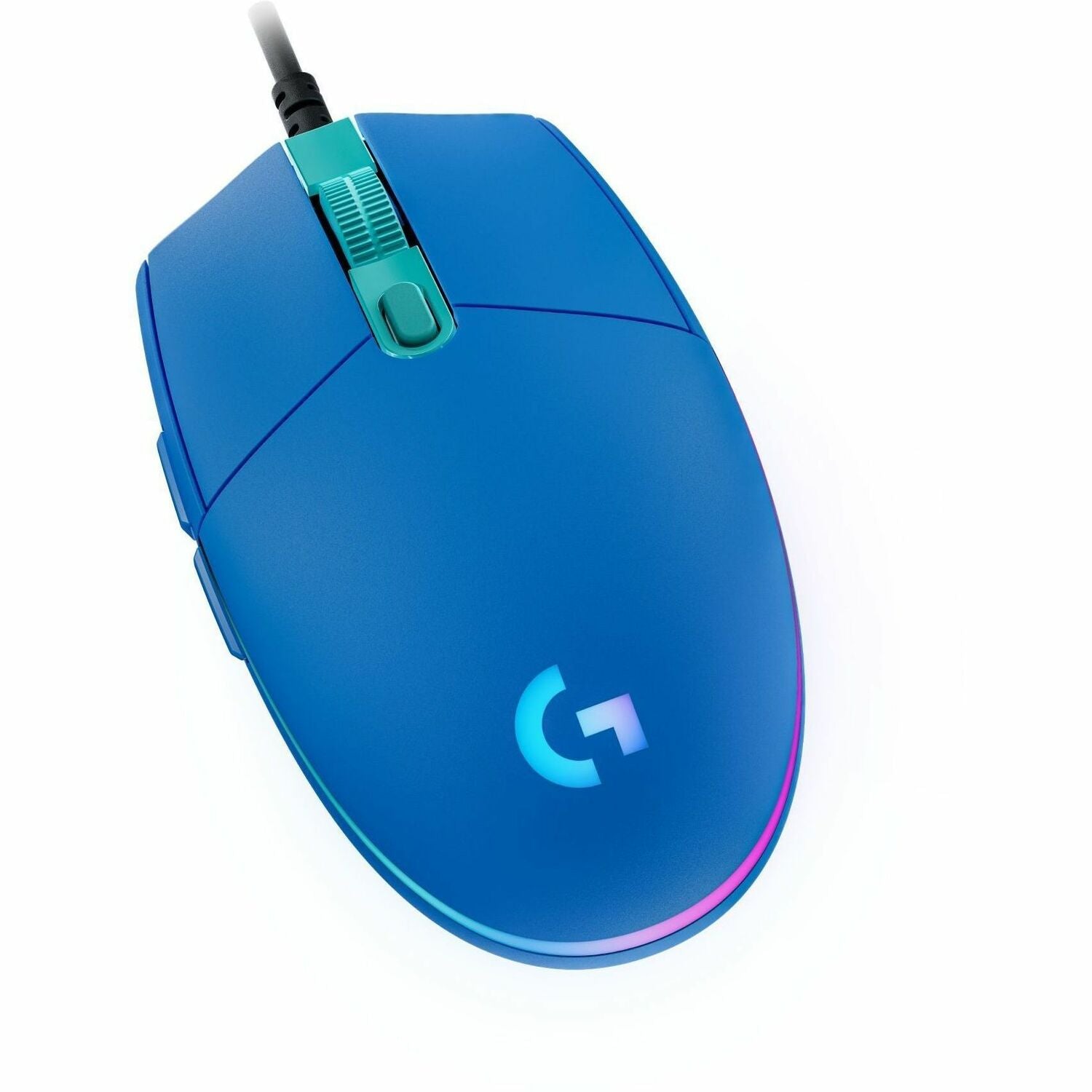 Main Image for Logitech G203 Wired Gaming Mouse, 8,000 DPI, Rainbow Optical Effect LIGHTSYNC RGB, 6 Programmable Buttons, Blue