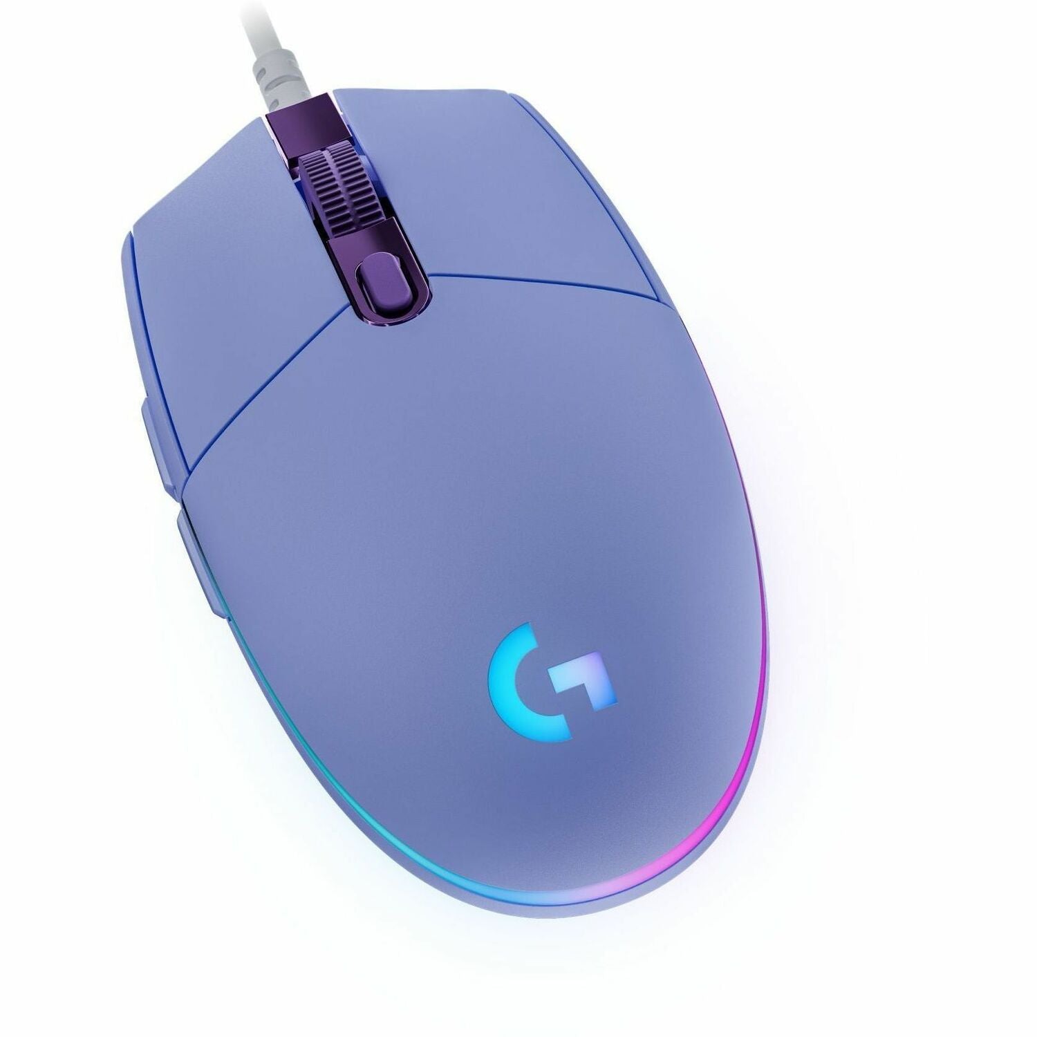 Main Image for Logitech G203 Wired Gaming Mouse, 8,000 DPI, Rainbow Optical Effect LIGHTSYNC RGB, 6 Programmable Buttons, Lilac