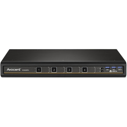 Front Image for Vertiv Avocent SwitchView Desktop KVM | 4 Port | Single Head | Universal Connector | TAA Compliant
