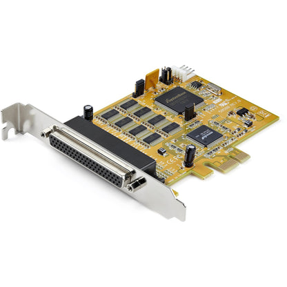Main Image for StarTech 8-Port PCI Express RS232 Serial Adapter Card, PCIe to DB9 RS232 Controller Card, 16C1050 UART, 15kV ESD, Windows Only, TAA