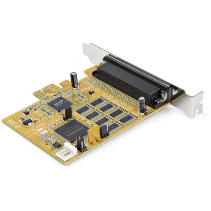 Alternate-Image4 Image for StarTech 8-Port PCI Express RS232 Serial Adapter Card, PCIe to DB9 RS232 Controller Card, 16C1050 UART, 15kV ESD, Windows Only, TAA