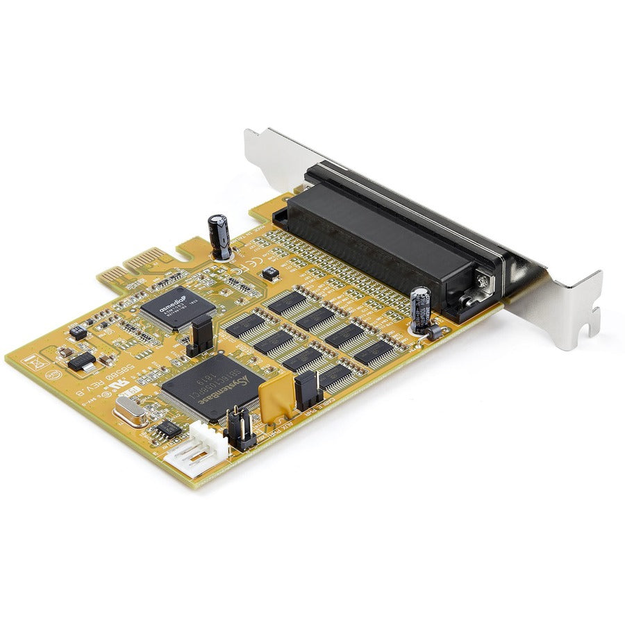 Right Image for StarTech 8-Port PCI Express RS232 Serial Adapter Card, PCIe to DB9 RS232 Controller Card, 16C1050 UART, 15kV ESD, Windows Only, TAA