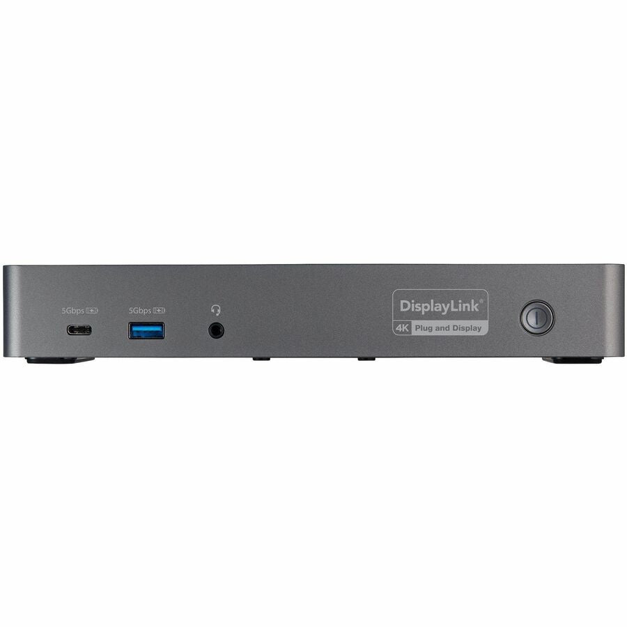 Alternate-Image3 Image for StarTech.com USB-C & USB-A Dock, Hybrid Triple Monitor Laptop Docking Station DisplayPort & HDMI 4K 60Hz/85W PD/6x USB/GbE, TAA