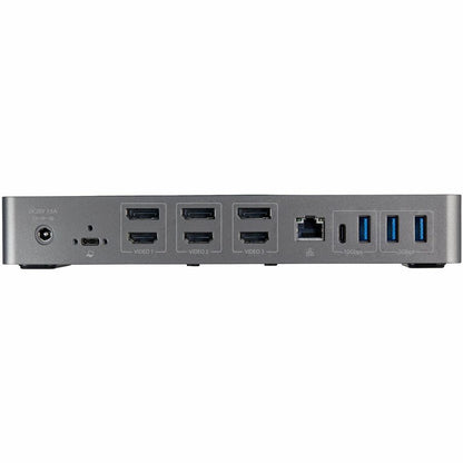 Alternate-Image4 Image for StarTech.com USB-C & USB-A Dock, Hybrid Triple Monitor Laptop Docking Station DisplayPort & HDMI 4K 60Hz/85W PD/6x USB/GbE, TAA