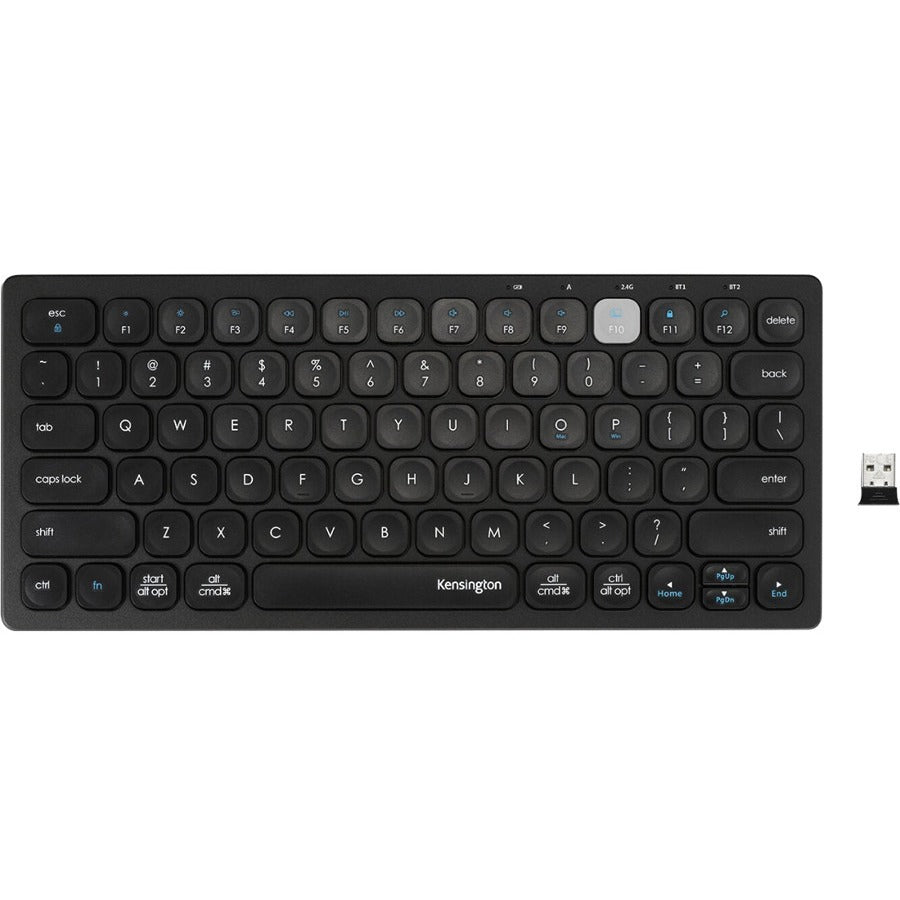 Top Image for Kensington Multi-Device Dual Wireless Compact Keyboard
