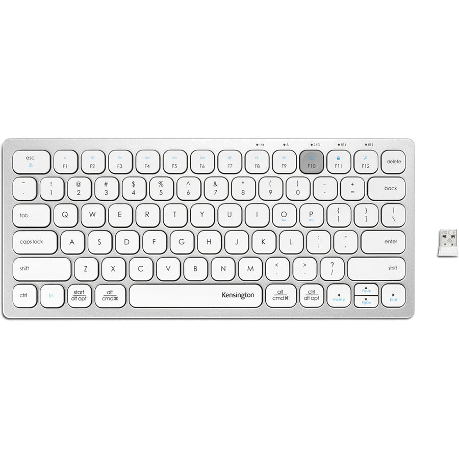 Front Image for Kensington Multi-Device Dual Wireless Compact Keyboard