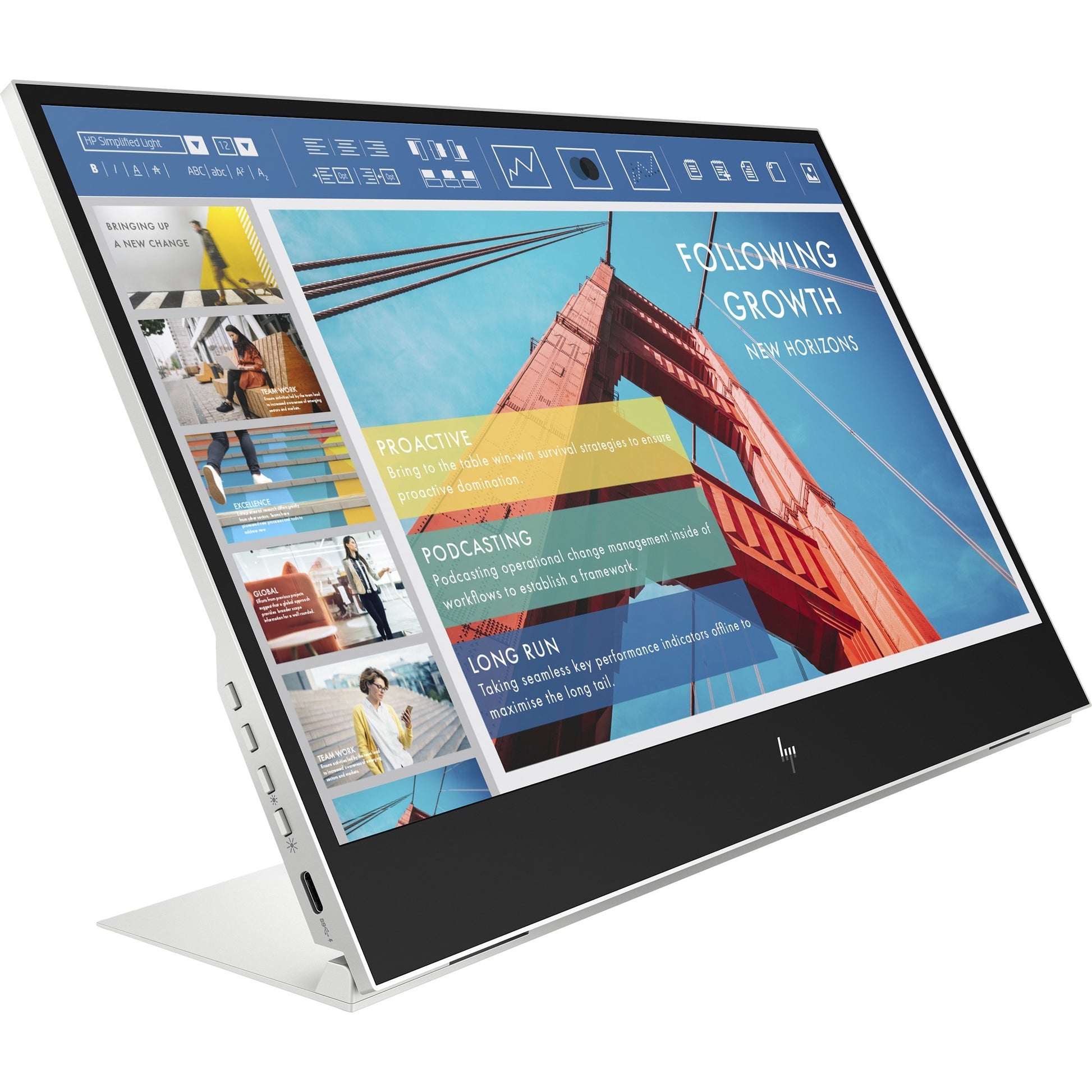 Main Image for HP E14 G4 14" Class Full HD LCD Portable Monitor - 16:9 - Silver