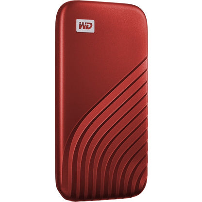 Alternate-Image1 Image for WD My Passport WDBAGF0010BRD-WESN 1 TB Portable Solid State Drive - External - Red