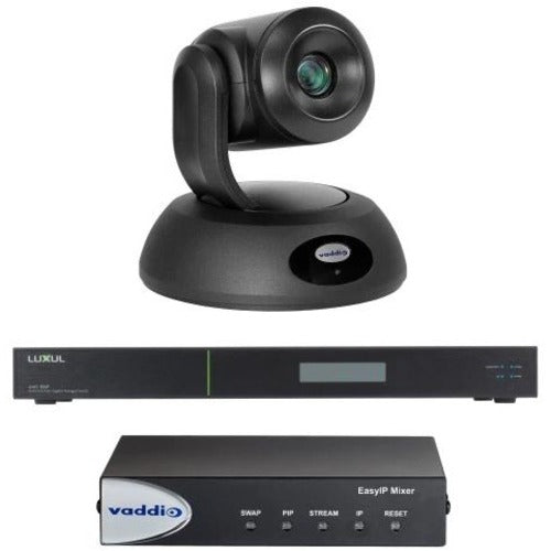 Main Image for Vaddio EasyIP 20 Video Conferencing Mixer Kit with IP PTZ Camera - Black