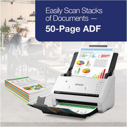 Alternate-Image3 Image for Epson DS-575W II Sheetfed Scanner - 600 x 600 dpi Optical