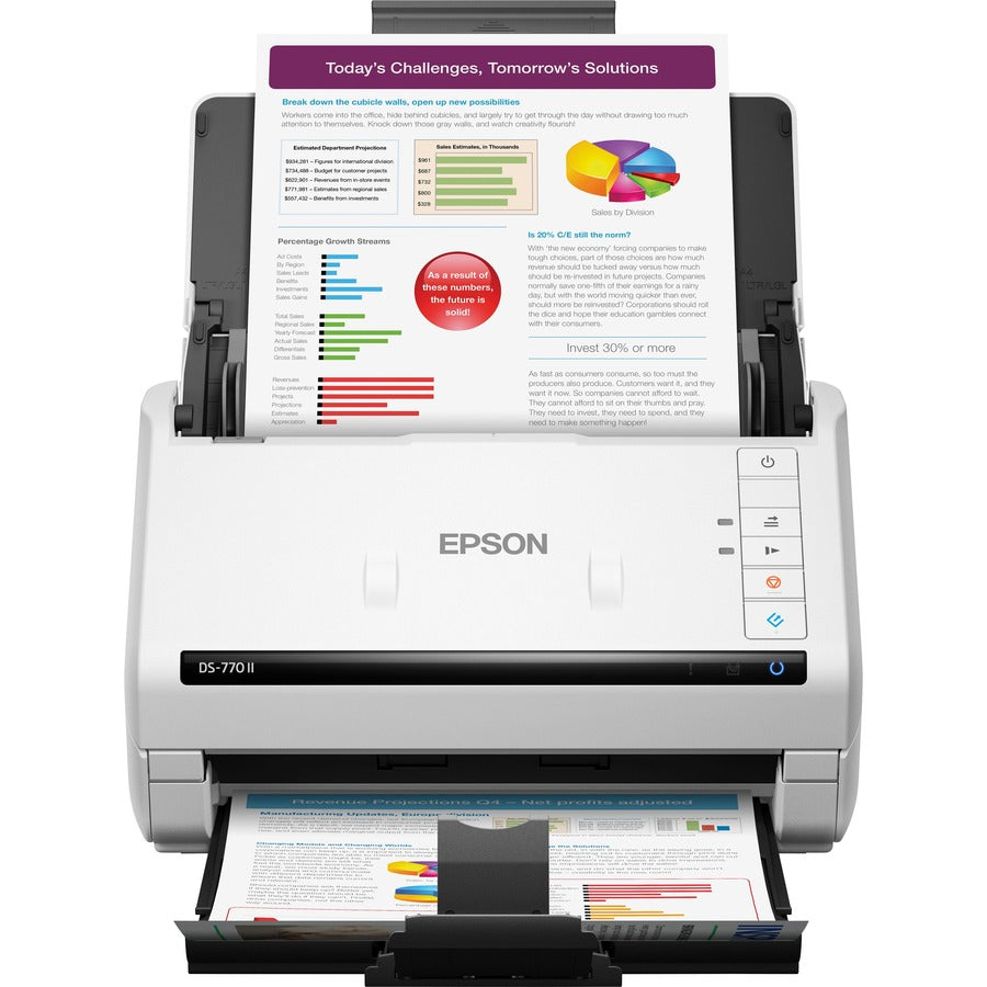 Top Image for Epson DS-770 II Large Format Sheetfed Scanner - 600 dpi Optical