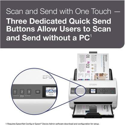 Alternate-Image2 Image for Epson DS-730N Sheetfed Scanner - 600 dpi Optical