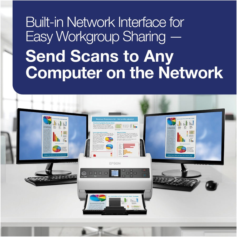 Alternate-Image3 Image for Epson DS-730N Sheetfed Scanner - 600 dpi Optical