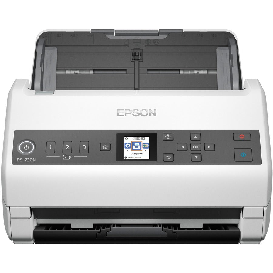 Front Image for Epson DS-730N Sheetfed Scanner - 600 dpi Optical