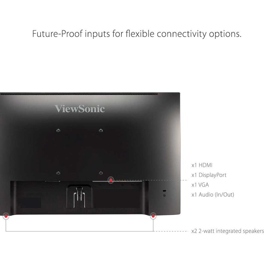 Alternate-Image8 Image for ViewSonic VA2256-MHD_H2 22" 1080p IPS Dual Pack Head-Only Monitors with FreeSync, HDMI and VGA