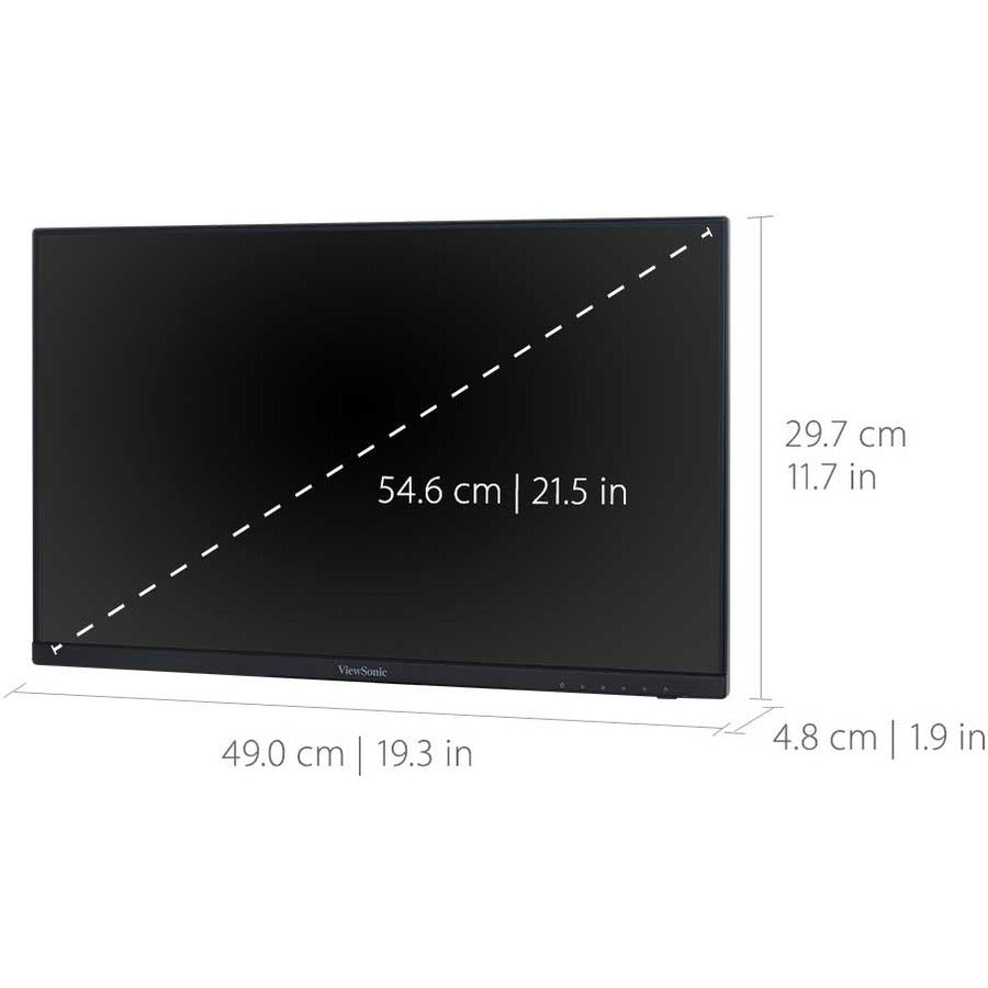 Alternate-Image3 Image for ViewSonic VA2256-MHD_H2 22" 1080p IPS Dual Pack Head-Only Monitors with FreeSync, HDMI and VGA