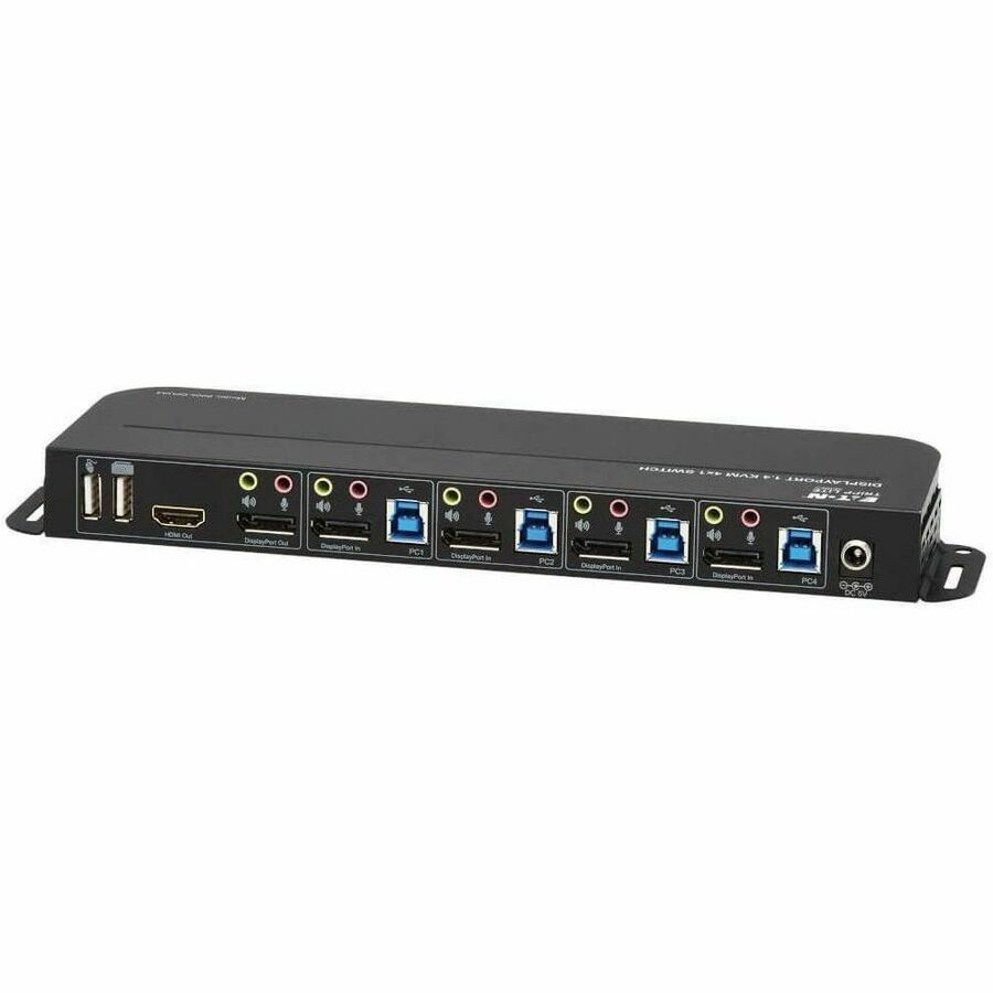 Alternate-Image4 Image for Eaton Tripp Lite Series 4-Port DisplayPort/USB KVM Switch - 4K 60 Hz, HDR, HDCP 2.2, IR, DP 1.4, USB Sharing