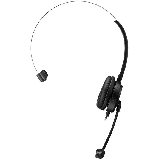 Main Image for Adesso USB Single-Sided Headset with Adjustable Microphone- Noise Cancelling- Mono - USB - Wired - Over-the-head - 6 ft Cable -, Omni-directional Microphone - Black
