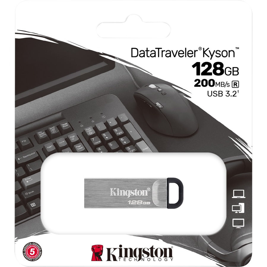 Alternate-Image1 Image for Kingston DataTraveler Kyson 128GB USB 3.2 (Gen 1) Type A Flash Drive