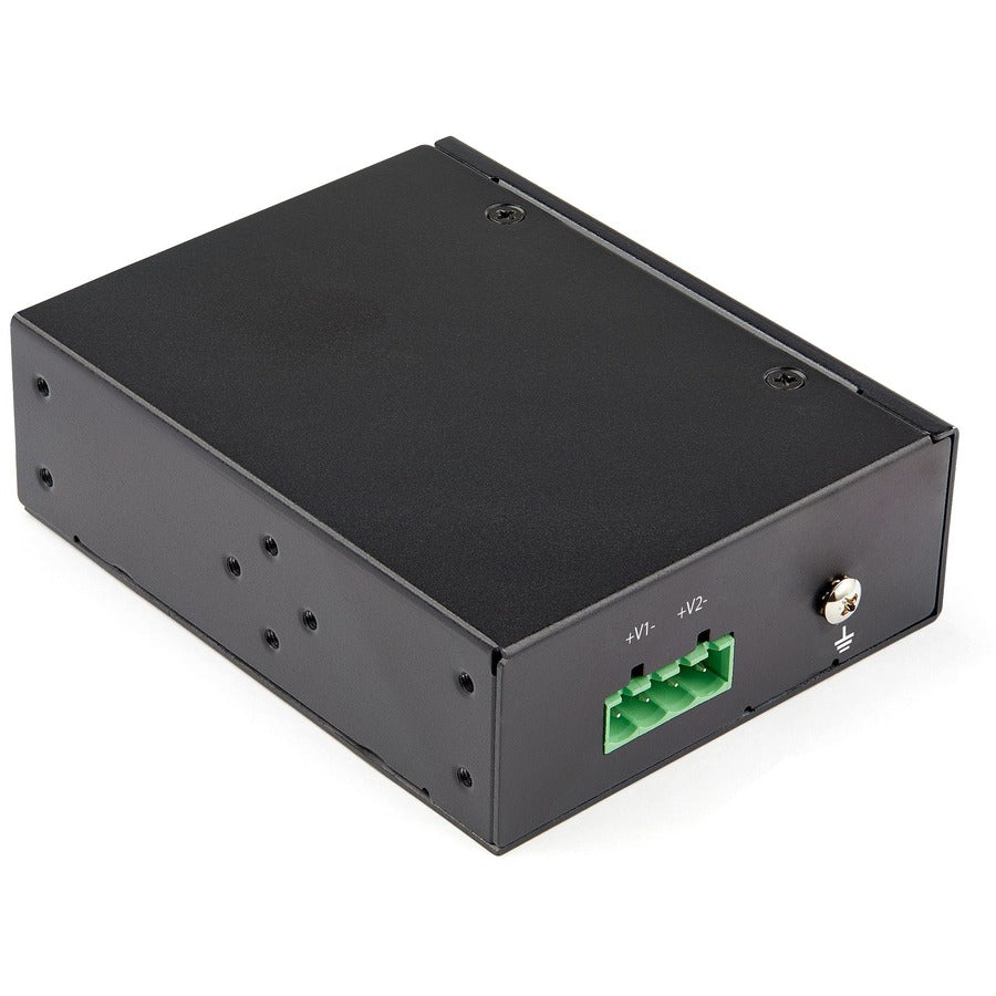 Alternate-Image1 Image for StarTech Industrial 5 Port Gigabit PoE Switch 30W, Power Over Ethernet Switch, GbE POE+ Network Switch, Unmanaged, IP-30, TAA