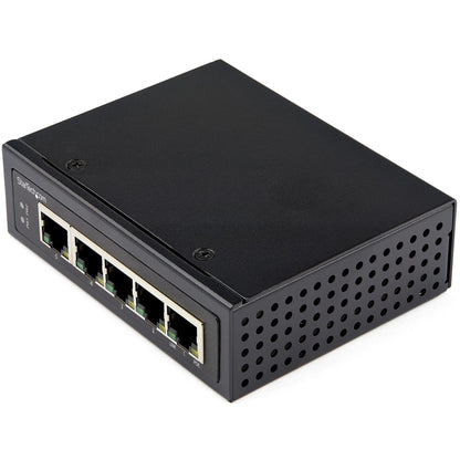 Main Image for StarTech Industrial 5 Port Gigabit PoE Switch 30W, Power Over Ethernet Switch, GbE POE+ Network Switch, Unmanaged, IP-30, TAA