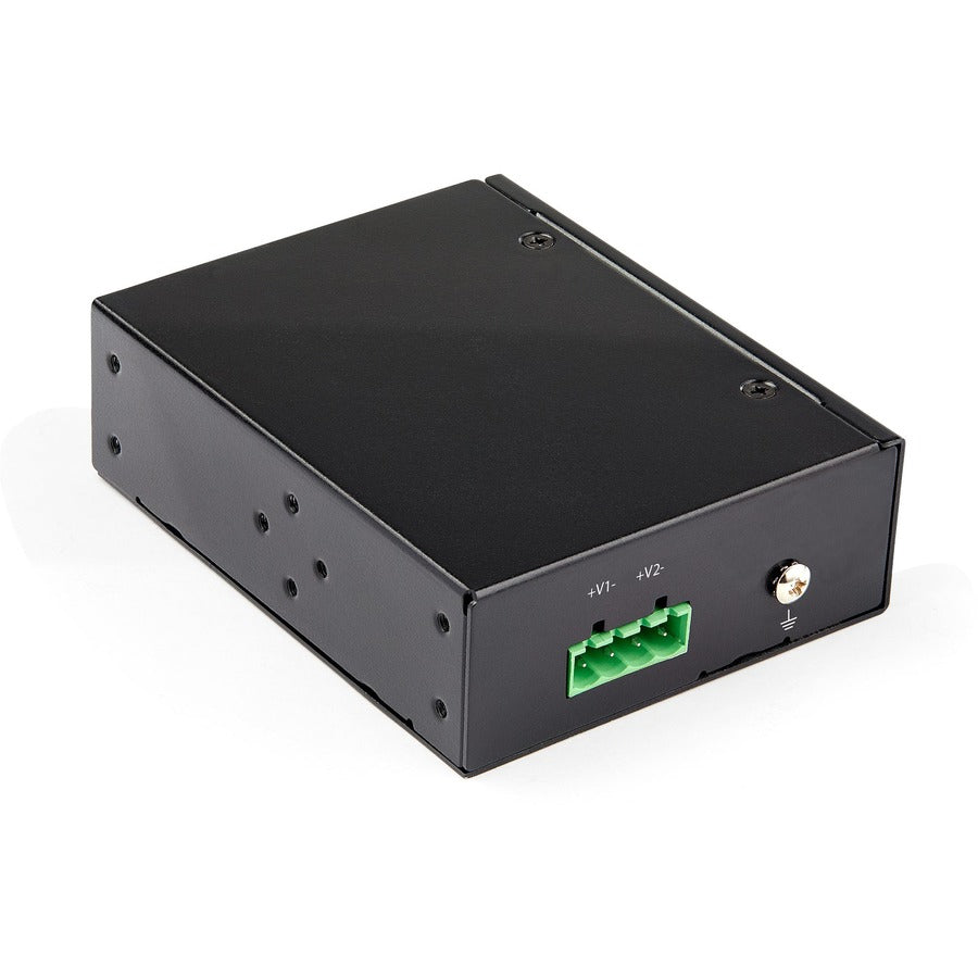 Alternate-Image1 Image for StarTech Industrial Gigabit PoE Splitter, 90W Power over Ethernet PoE++ Splitter, 12-48VDC Splitter 802.3bt Ultra PoE -40 to +75C, TAA
