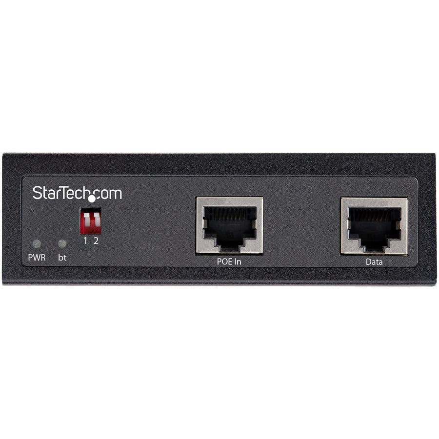 Alternate-Image2 Image for StarTech Industrial Gigabit PoE Splitter, 90W Power over Ethernet PoE++ Splitter, 12-48VDC Splitter 802.3bt Ultra PoE -40 to +75C, TAA