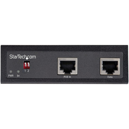 Alternate-Image2 Image for StarTech Industrial Gigabit PoE Splitter, 90W Power over Ethernet PoE++ Splitter, 12-48VDC Splitter 802.3bt Ultra PoE -40 to +75C, TAA