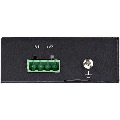 Alternate-Image3 Image for StarTech Industrial Gigabit PoE Splitter, 90W Power over Ethernet PoE++ Splitter, 12-48VDC Splitter 802.3bt Ultra PoE -40 to +75C, TAA