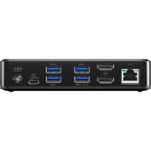 Alternate-Image2 Image for ALOGIC Universal Twin HD Docking Station with USB-C & USB-A Compatibility - Dual Display 1080p@60Hz