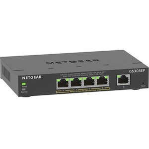 Main Image for Netgear 5-Port Gigabit Ethernet SOHO Smart Managed Plus PoE Switch with 4-Port PoE+