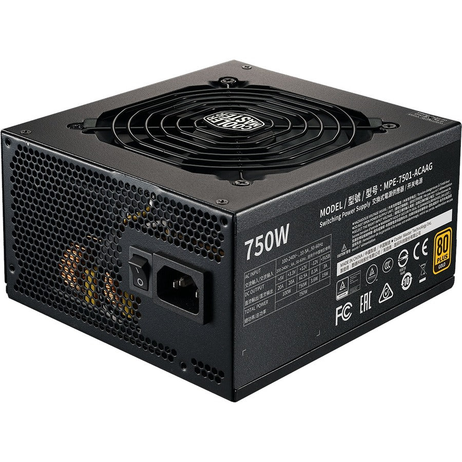 Alternate-Image1 Image for Cooler Master Full Modular 80 Plus Gold ATX Power Supply Unit