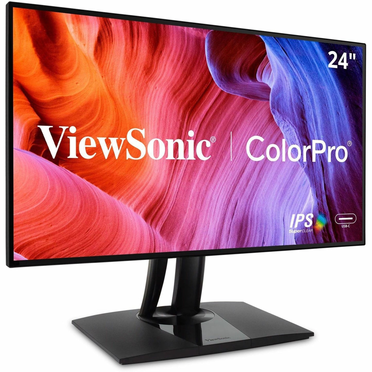Main Image for ViewSonic VP2468a 24-Inch Premium IPS 1080p Monitor with Advanced Ergonomics, ColorPro 100% sRGB Rec 709, 14-bit 3D LUT, Eye Care, 65W USB C, RJ45, HDMI, DP Daisy Chain for Home and Office