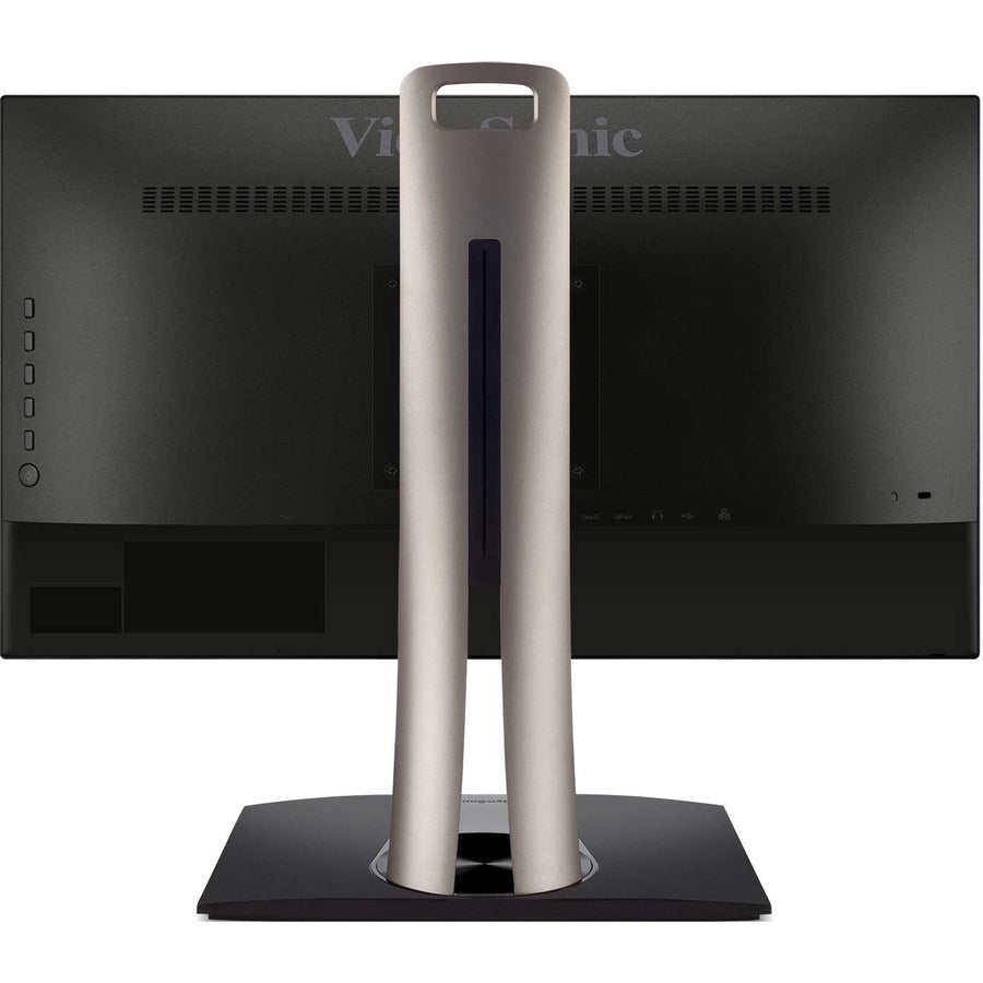 Rear Image for ViewSonic VP2768A 27 Inch 1440p ColorPro Monitor, IPS Display with 100% sRGB and Pantone Validated for Professional Photo Editing, Advanced Ergonomics, 90W USB-C, HDMI, and DisplayPort Daisy Chain