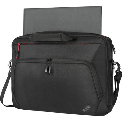 Alternate-Image2 Image for Lenovo Essential Plus Carrying Case Rugged (Briefcase) for 15.6" Notebook - Black