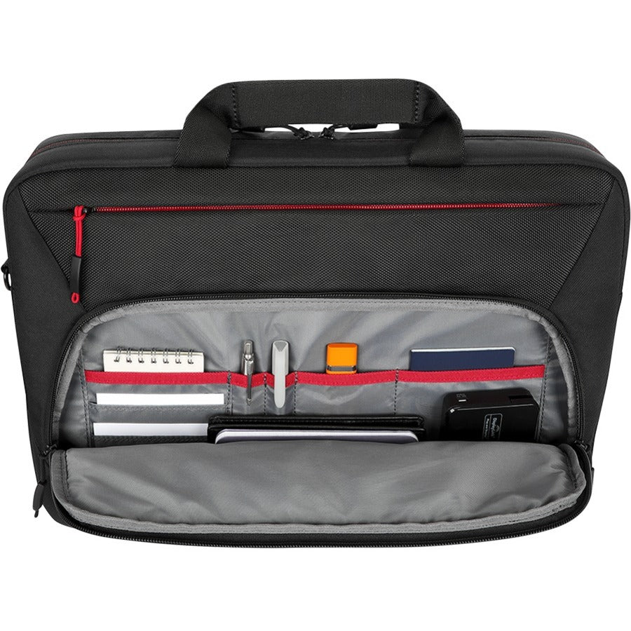 Alternate-Image1 Image for Lenovo Essential Plus Carrying Case Rugged (Briefcase) for 15.6" Notebook - Black