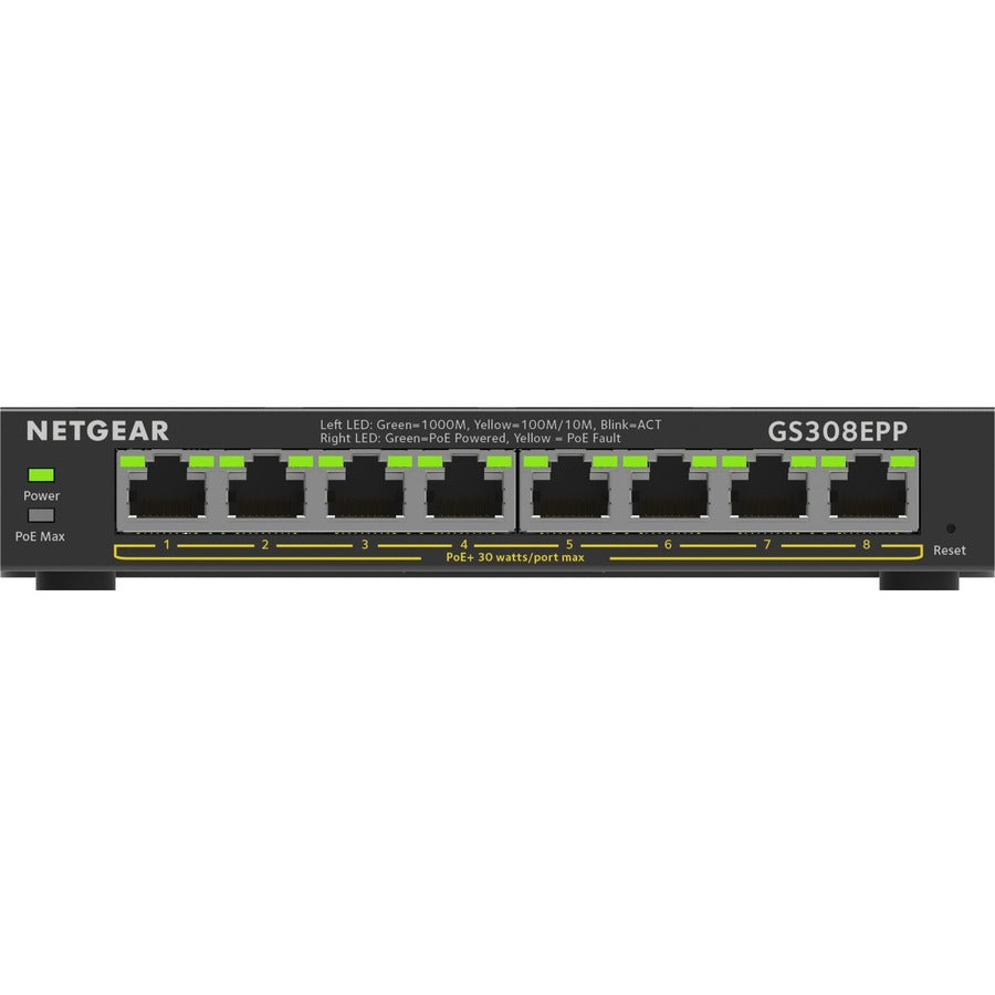 Alternate-Image5 Image for Netgear 8-Port Gigabit Ethernet PoE+ Smart Managed Plus Switch