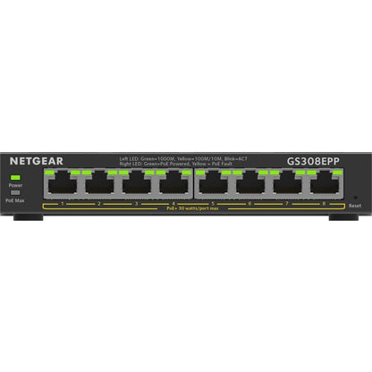Alternate-Image5 Image for Netgear 8-Port Gigabit Ethernet PoE+ Smart Managed Plus Switch