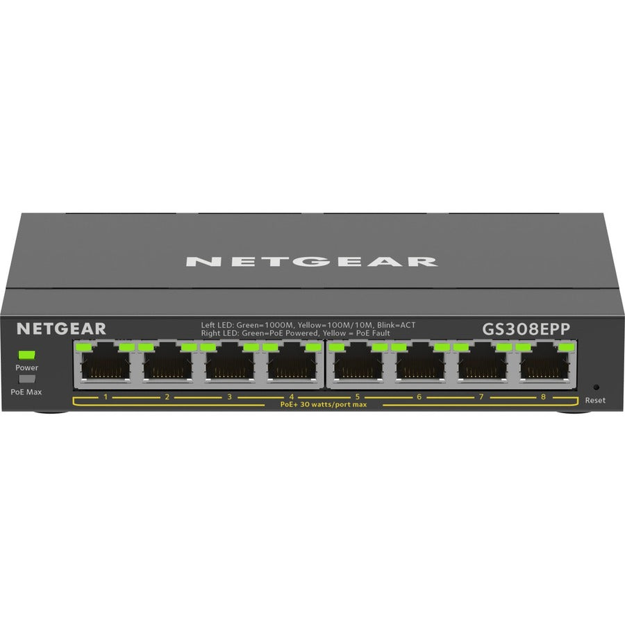 Alternate-Image8 Image for Netgear 8-Port Gigabit Ethernet PoE+ Smart Managed Plus Switch
