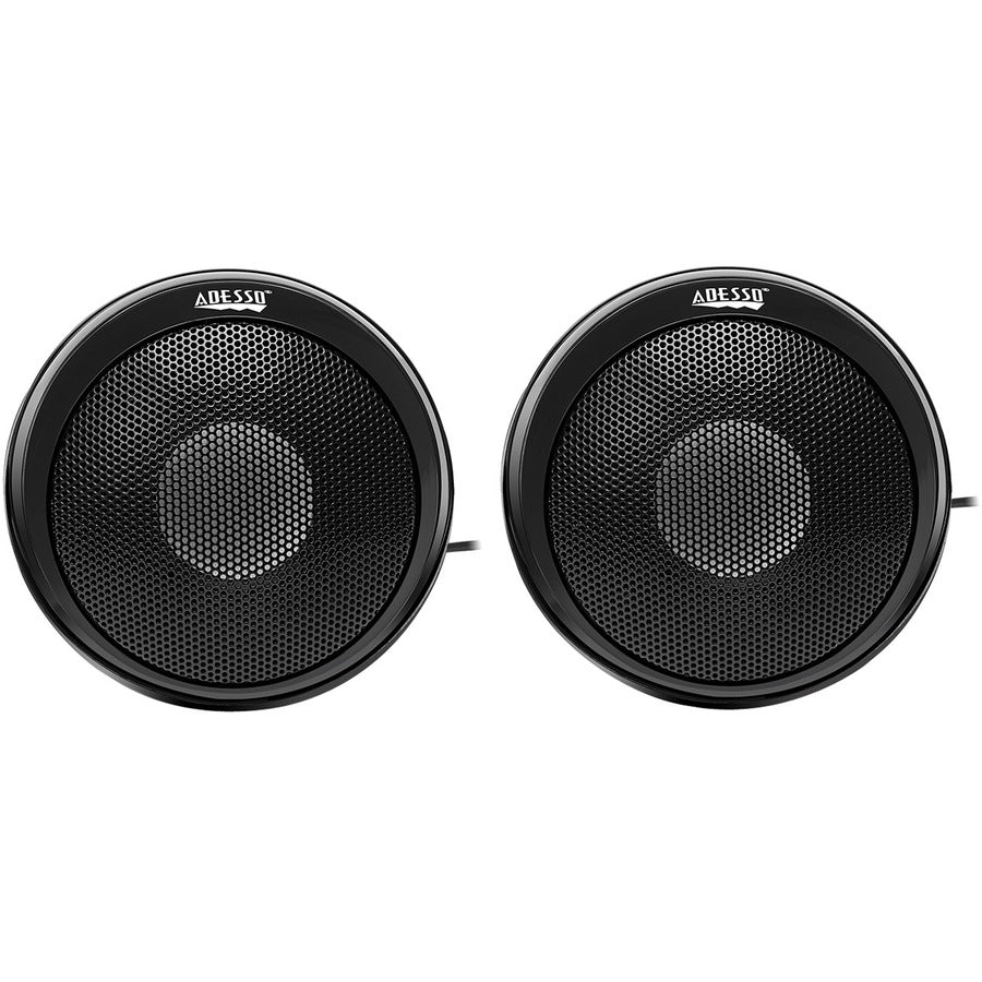 Front Image for Adesso Xtream S4 USB-Powered Desktop Computer Speaker with Dynamic Sound - 5W x 2
