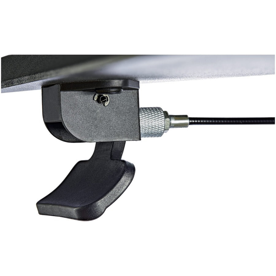Alternate-Image5 Image for StarTech Mobile Standing Desk - Portable Sit-Stand Ergonomic Height Adjustable Cart on Wheels - Rolling Computer/Laptop Workstation