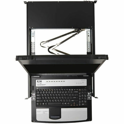 Alternate-Image4 Image for Eaton Tripp Lite Series 8-Port NetDirector DisplayPort KVM Switch Console with 17 in. LCD, Dual Rail, 1U Rack-Mount, TAA