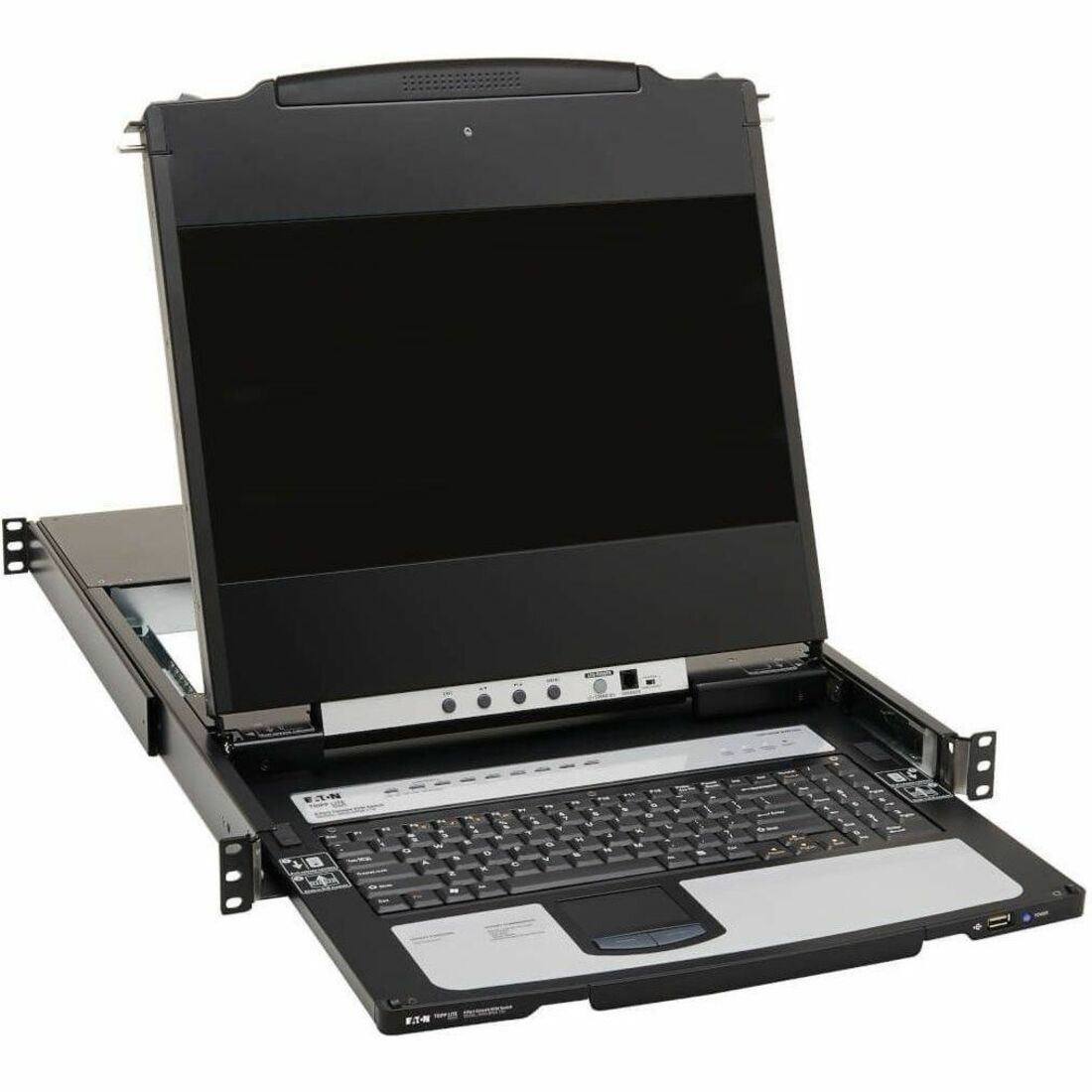 Main Image for Eaton Tripp Lite Series 8-Port NetDirector DisplayPort KVM Switch Console with 17 in. LCD, Dual Rail, 1U Rack-Mount, TAA