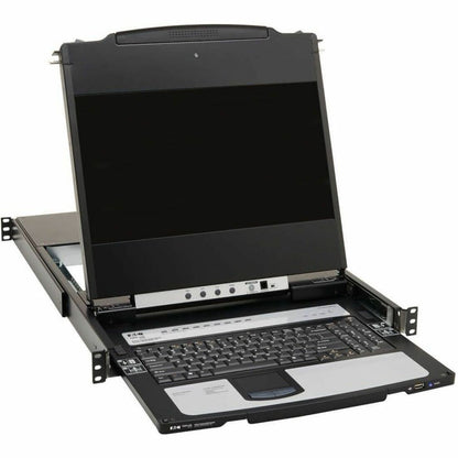 Main Image for Eaton Tripp Lite Series 8-Port NetDirector DisplayPort KVM Switch Console with 17 in. LCD, Dual Rail, 1U Rack-Mount, TAA